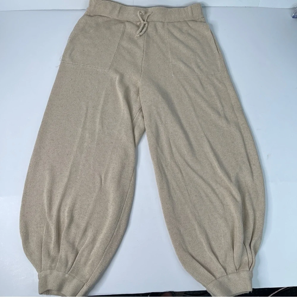 Free People Living in this Sweater Knit Joggers Size Medium - Picture 4 of 13